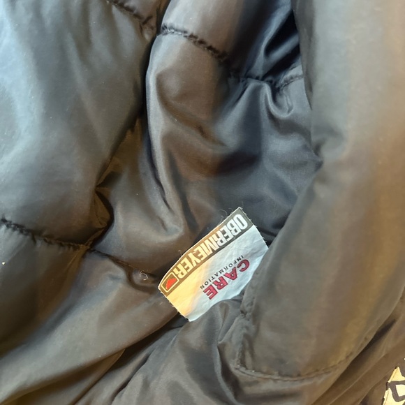 OBERMEYER VINTAGE SKI SNOW JACKET Woman’s size 10 bright neon 80s 90s retro - Picture 5 of 15